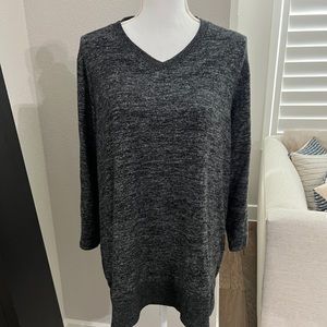 Like New - Women’s Chico’s V-Neck Sweater - 3 (XL) - Gray